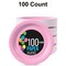 100 Count Pink Paper Plates Durable Disposable Party Plates for Weddings and Events 10"